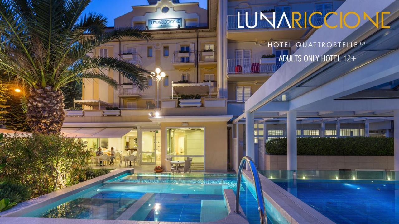 Hotel Luna Riccione E Aqua Spa Only Adults +12 Exterior foto