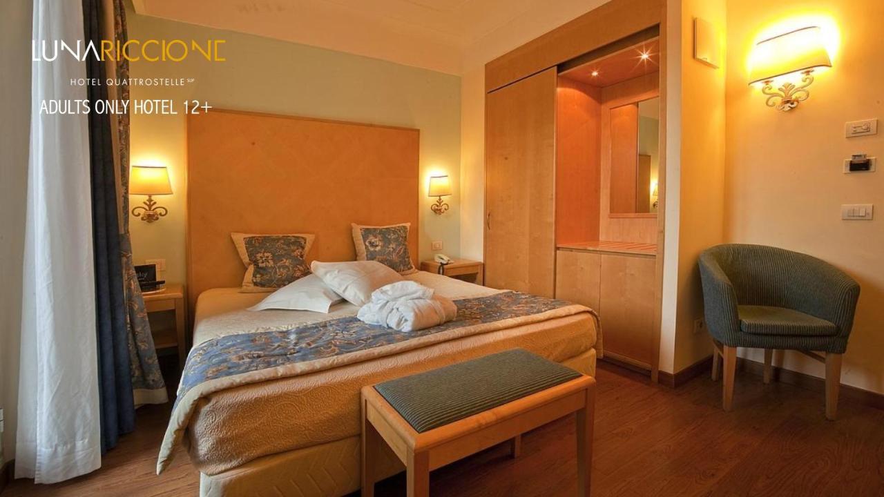 Hotel Luna Riccione E Aqua Spa Only Adults +12 Exterior foto