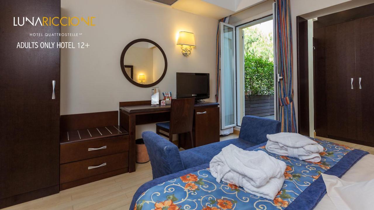 Hotel Luna Riccione E Aqua Spa Only Adults +12 Exterior foto
