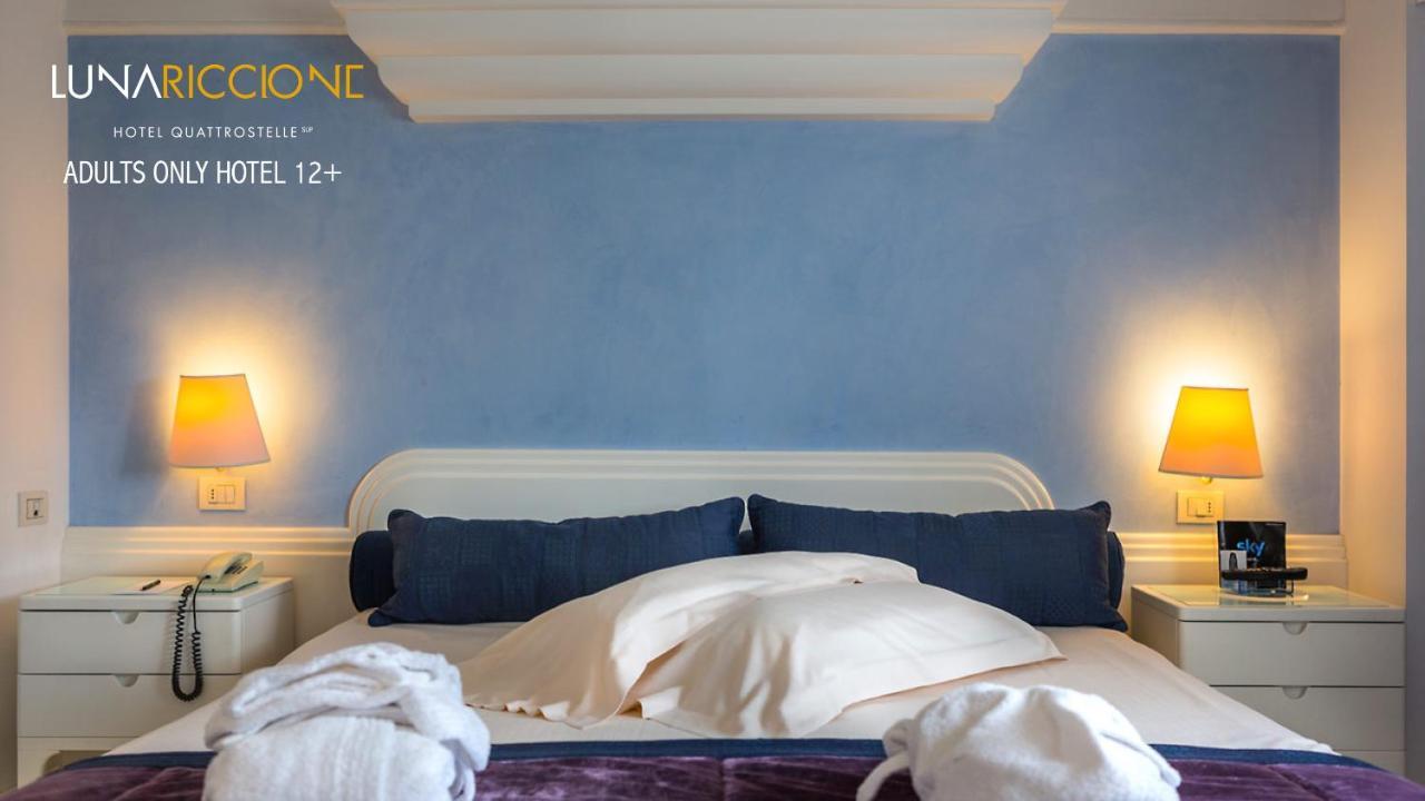 Hotel Luna Riccione E Aqua Spa Only Adults +12 Exterior foto